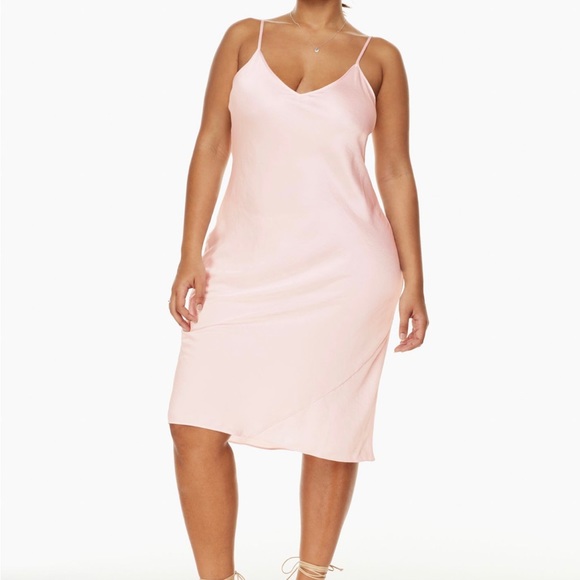 Aritzia Wilfred Only Silk Midi Dress - Picture 4 of 5